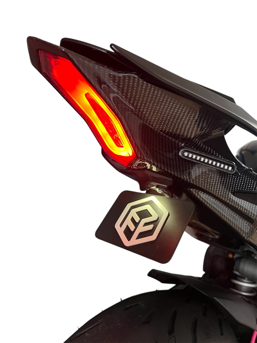 Yamaha R1 complete LED indicator set – sweeping rear indicators