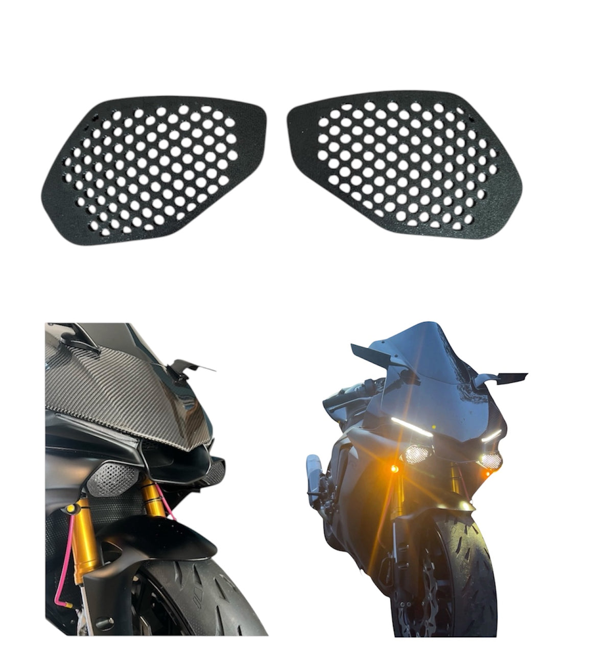 Yamaha R1, R6 & MT-10 Headlight Protectors – 3 Styles – product view 3